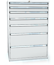 Drawer cabinet 1240 x 860 x 600 - 7x drawers